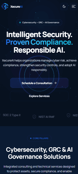 XecureAI mobile preview